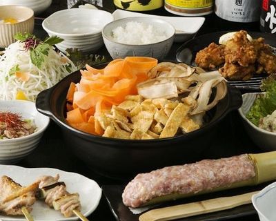 2時間1人5000円以下立川駅近く個室貸切おすすめ忘年会新年会焼き鳥鍋飲み放題